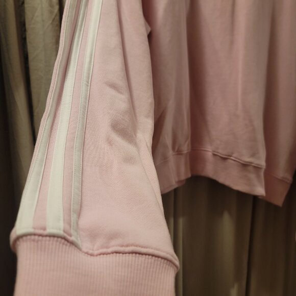 ADIDAS pink quarter zip crewneck sweater - Picture 2 of 7